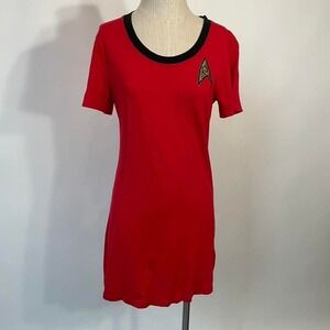 Star Trek red dress with black trim